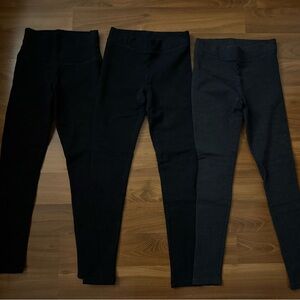 Aritzia Black and Gray Leggings